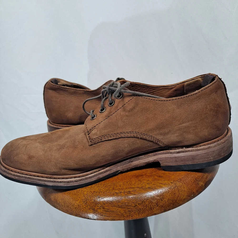 Frye Brown Leather Derby Shoes